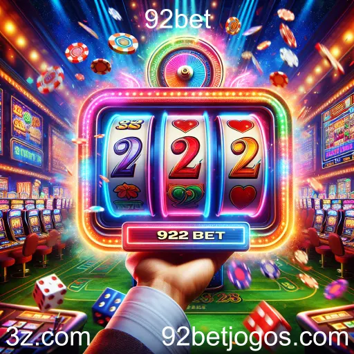 Imagem promocional da 92bet mostrando a plataforma e suas vantagens